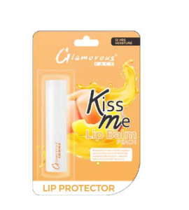 Glamorous Face Kiss Me Lip Balm - Peach