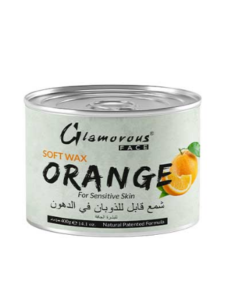 Glamorous Face Soft Wax 400 Orange For Sensitive Skin