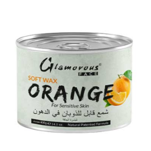 Glamorous Face Soft Wax 400 Orange For Sensitive Skin