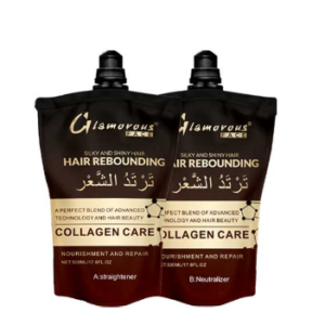 Glamorous Face Hair Rebonding Silky And Shiny Hair